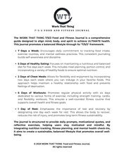 Load image into Gallery viewer, WORK THAT THING Food and Fitness Journal:(52 Week)